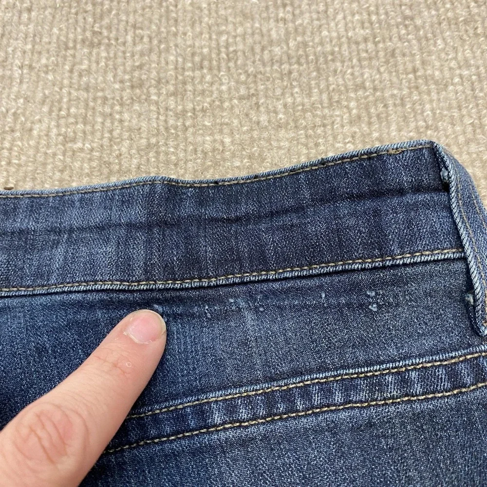 Paige Federal Jeans Mens 32x29 Blue Dark Wash Slim Straight‎ Stretch Denim